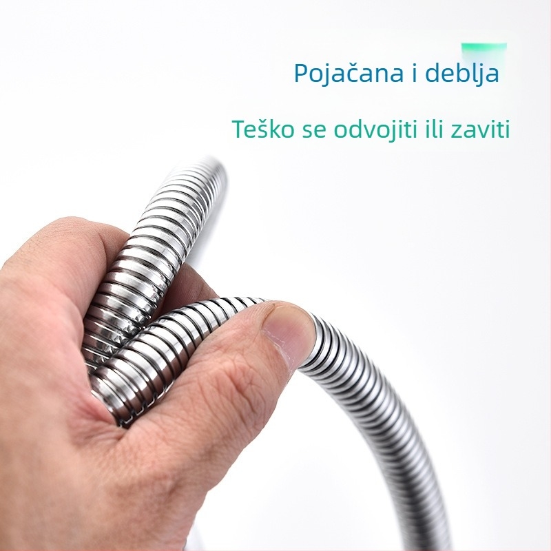 LF702 set tuš glave i cijevi (Model LF702; Materijal: čelik; Nazivni tlak: 1.0; Radna temperatura: 0–80; Marka: Lingfa)