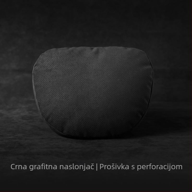 Automobilska potpora za glavu s lumbalnom potporom i jastučićem za vrat, Jednostavan stil (Marka: Evans; Vanjski materijal: nubuk; Punilo: biološki velur; Stil: jednostavan; Sezone: pogodno za sve sezone)