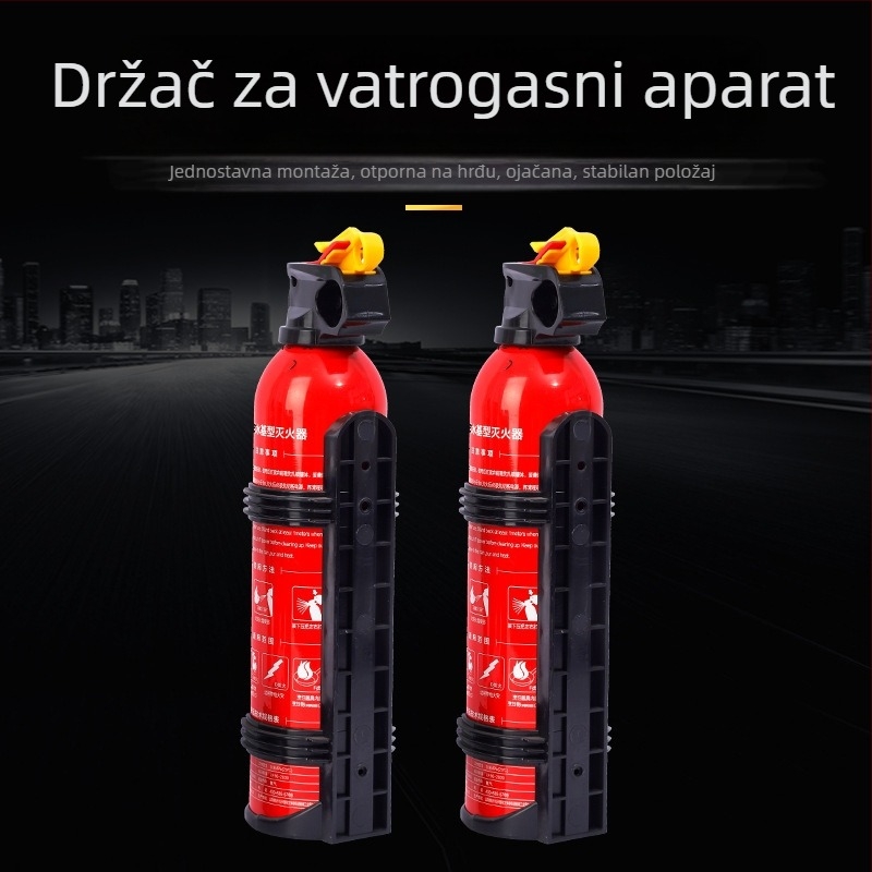 Nosač za pričvršćivanje vatrogasnog aparata za automobil, PVC na bazi vode, prilagodljiv