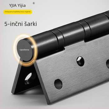 Pant vrata od 201 nehrđajućeg čelika, ravni, bez utora, za drvena vrata