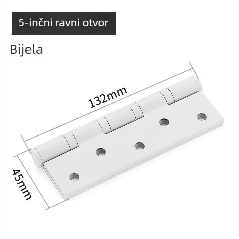 Pant vrata od 201 nehrđajućeg čelika, ravni, bez utora, za drvena vrata