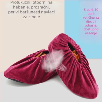 Perive navlake za obuće za odrasle – zaštita od prašine, pogodne za ured, školu ili dom