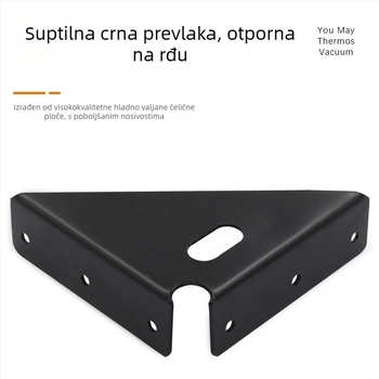 Queen krevet kutni nosač – oja jačanje trokutasti metalni nosači za lijevu i desnu stranu kreveta, hladno valjani čelik, premaz boje