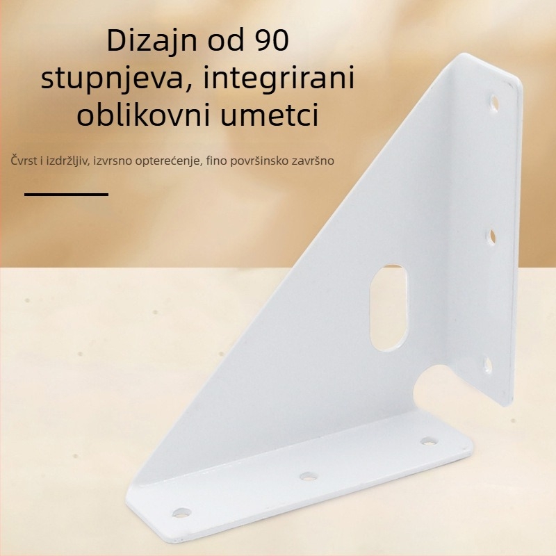 Queen krevet kutni nosač – oja jačanje trokutasti metalni nosači za lijevu i desnu stranu kreveta, hladno valjani čelik, premaz boje
