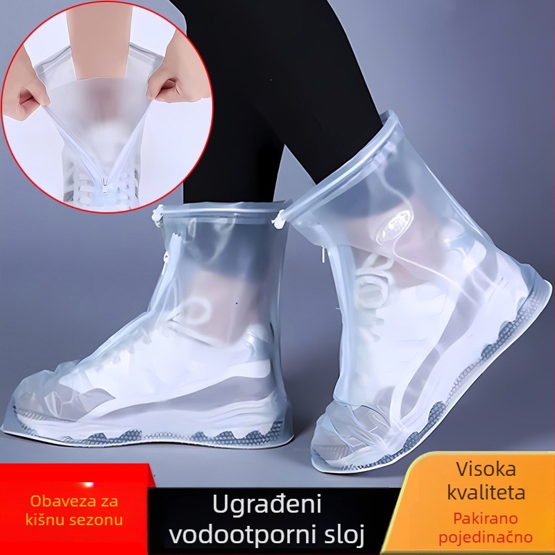 Cipele navlake – debeli PVC, vodootporne, protuklizne i otporne na habanje, za odrasle i djecu (Vodootporne; Protuklizne; Otporne na habanje; PVC)