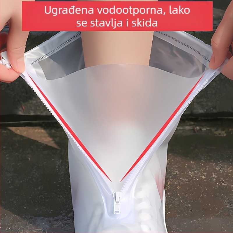 Cipele navlake – debeli PVC, vodootporne, protuklizne i otporne na habanje, za odrasle i djecu (Vodootporne; Protuklizne; Otporne na habanje; PVC)