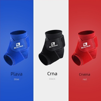 Ortez gležnja za outdoor sportove — odrasli, poliestersko vlakno, dinamična podrška, zaštita gležnja