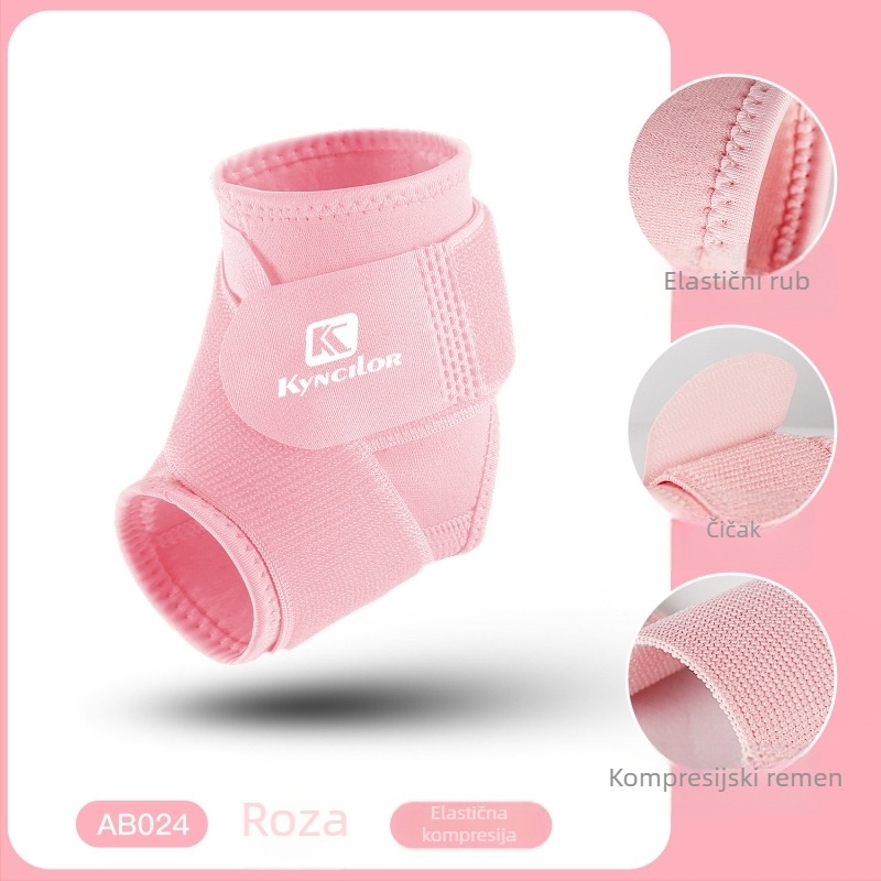 Ortez gležnja za outdoor sportove — odrasli, poliestersko vlakno, dinamična podrška, zaštita gležnja