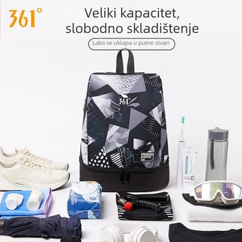 Torba za plivanje s odjeljkom suho/mokro | Unisex, EVA materijal, vodootporna za vanjske aktivnosti