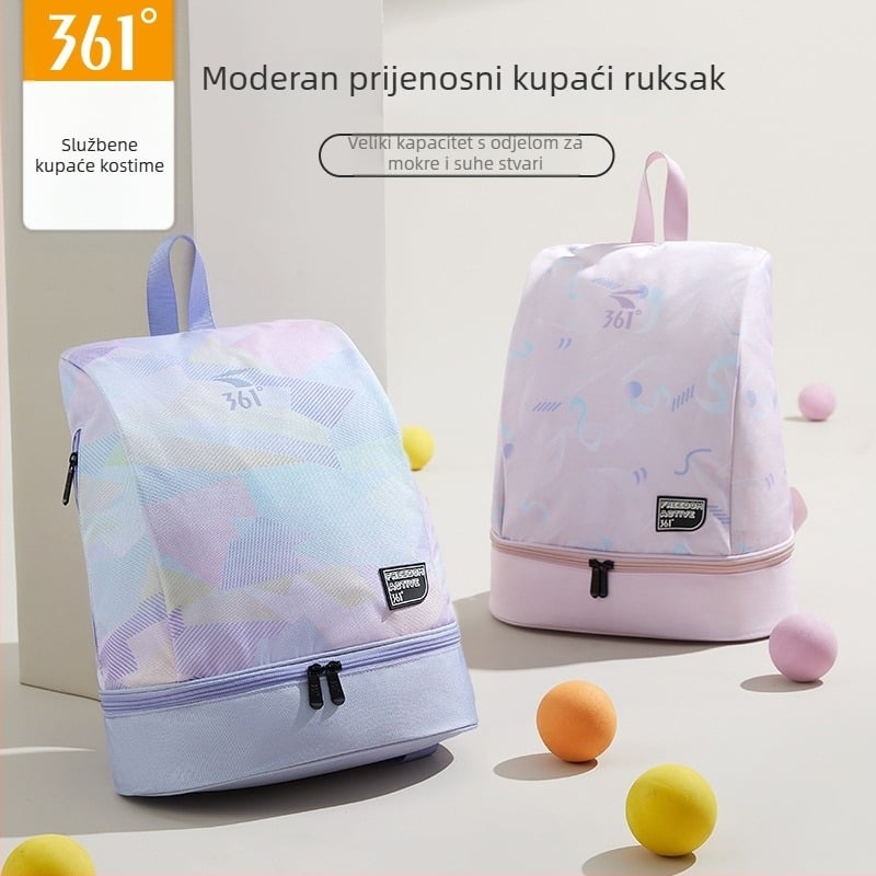 Torba za plivanje s odjeljkom suho/mokro | Unisex, EVA materijal, vodootporna za vanjske aktivnosti