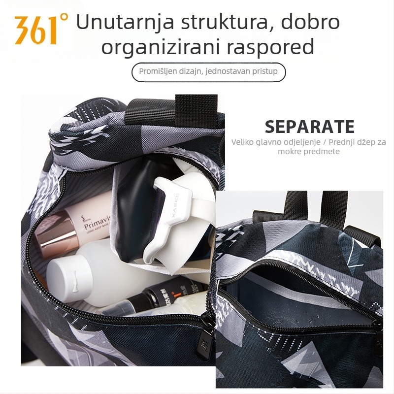 Torba za plivanje s odjeljkom suho/mokro | Unisex, EVA materijal, vodootporna za vanjske aktivnosti