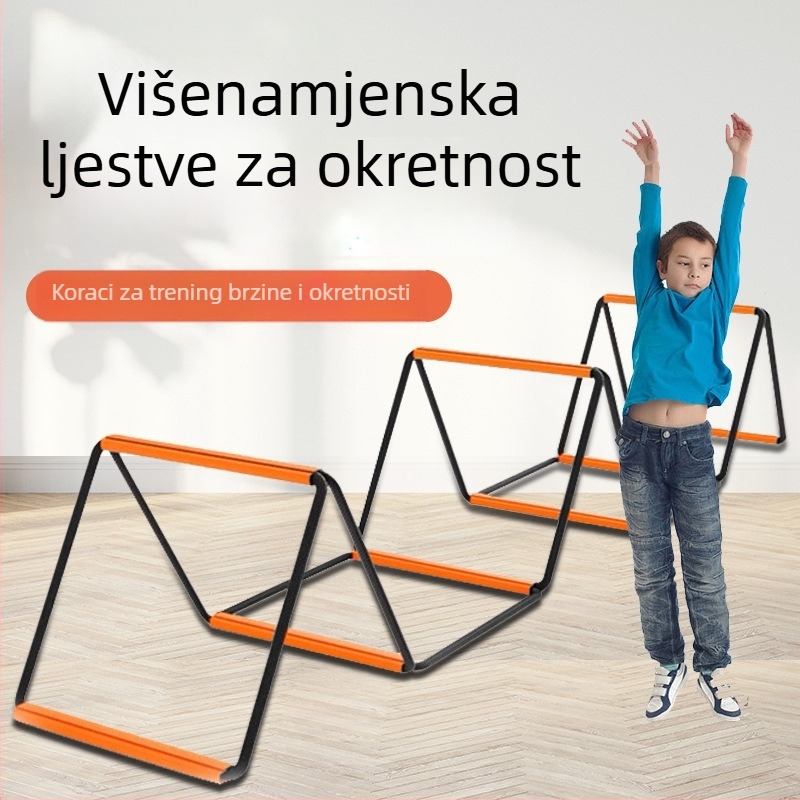 Višenamjenska ljestvica agilnosti od karbonskog čelika za trening nogometa i trčanja – Riding Track