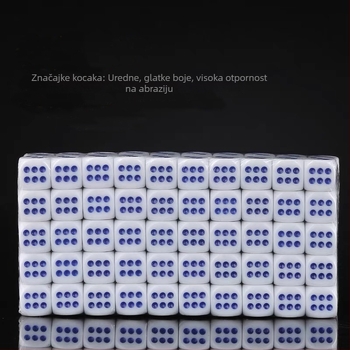 Kockice od melamina, marka Yishun, 100 komada, stil fillet, za šah i karte