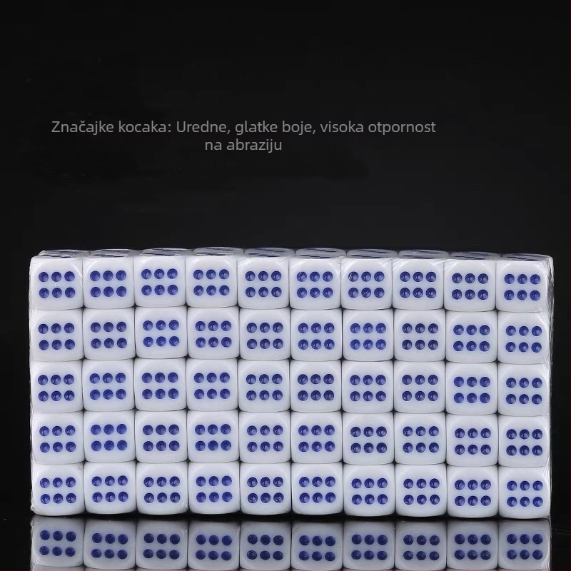 Kockice od melamina, marka Yishun, 100 komada, stil fillet, za šah i karte