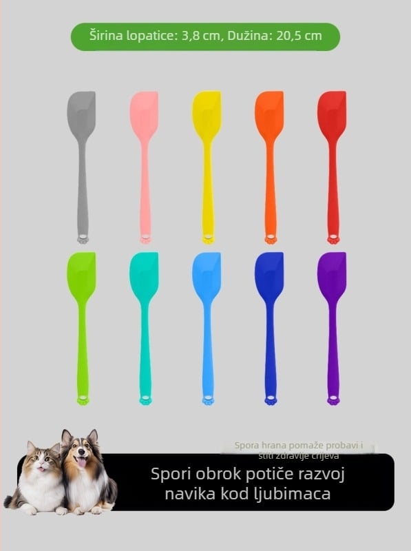 Silikonska podloga za sporo hranjenje mačaka — pribor za prehranu kućnih ljubimaca, marka L&W PET