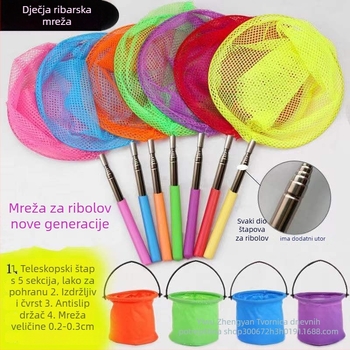 Straight Rock Dječja mreža za ribolov s metalnim okvirom i mrežom, za vanjsku igru — Tržišta: Druga; Privatne marke: Ne
