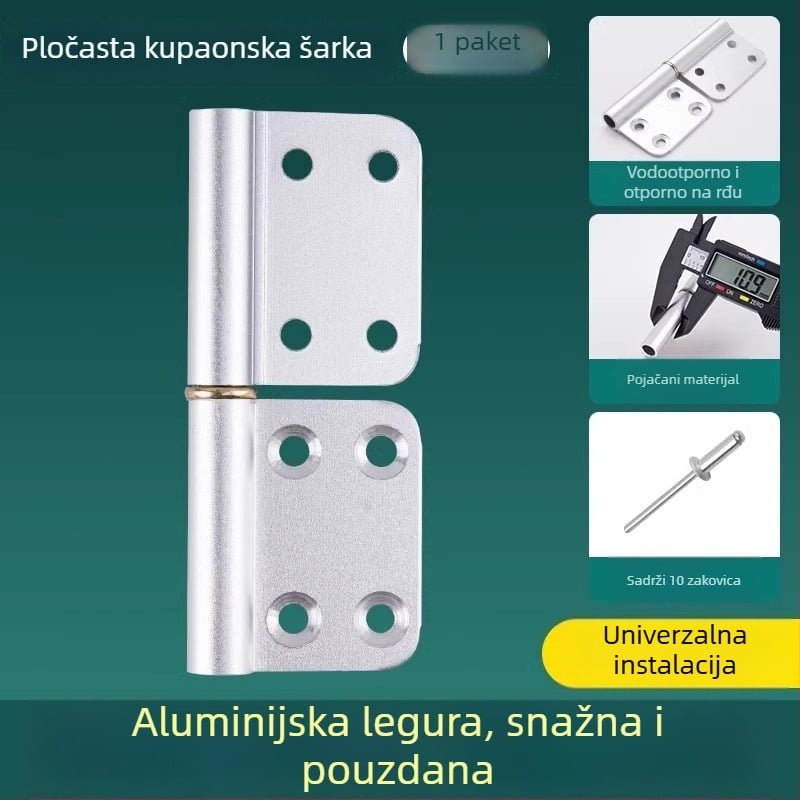 Šarka za vrata od nehrđajućeg čelika, HYMD model, branda Neck Strength, stil moderni minimalistički, materijal: nehrđajući čelik
