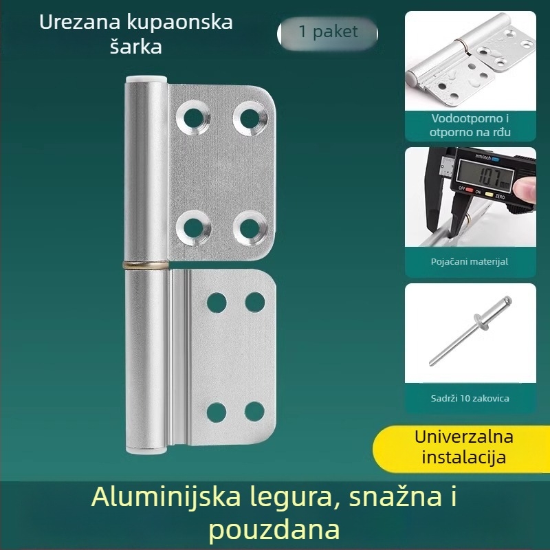Šarka za vrata od nehrđajućeg čelika, HYMD model, branda Neck Strength, stil moderni minimalistički, materijal: nehrđajući čelik
