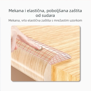 Zuo Gang prozirna silikonska traka protiv sudara za rub stola i kutove zida, bez mirisa
