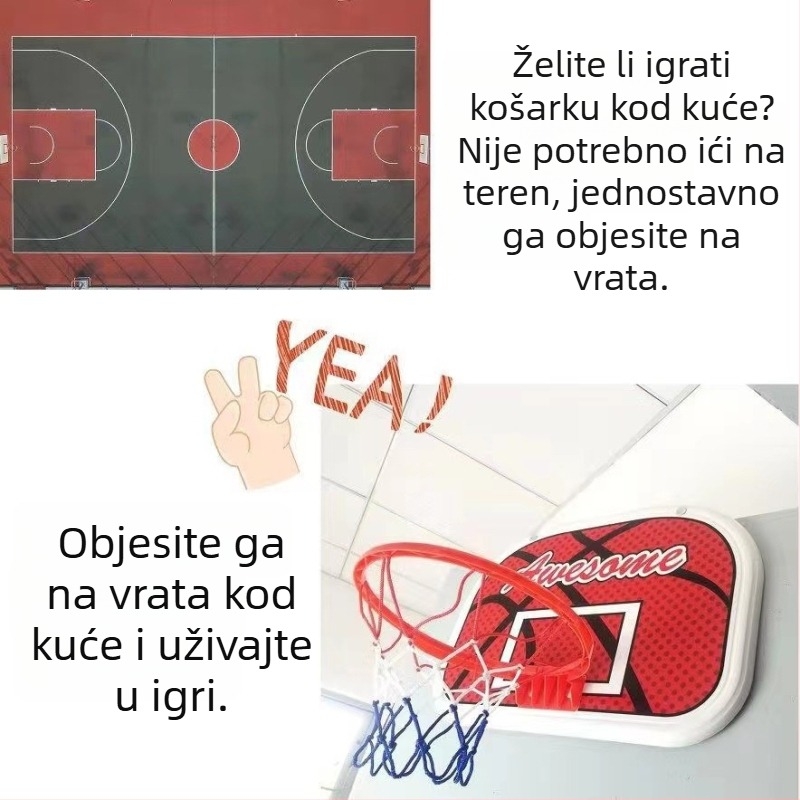 Avati dječja vješena košarkaška ploča za unutarnju upotrebu, tiho postavljanje, bez bušenja — Materijal: Drugo; Značka: Avati; Poriijeklo: Zhejiang; Kategorija: Košarkaška ploča; Okvir za loptu