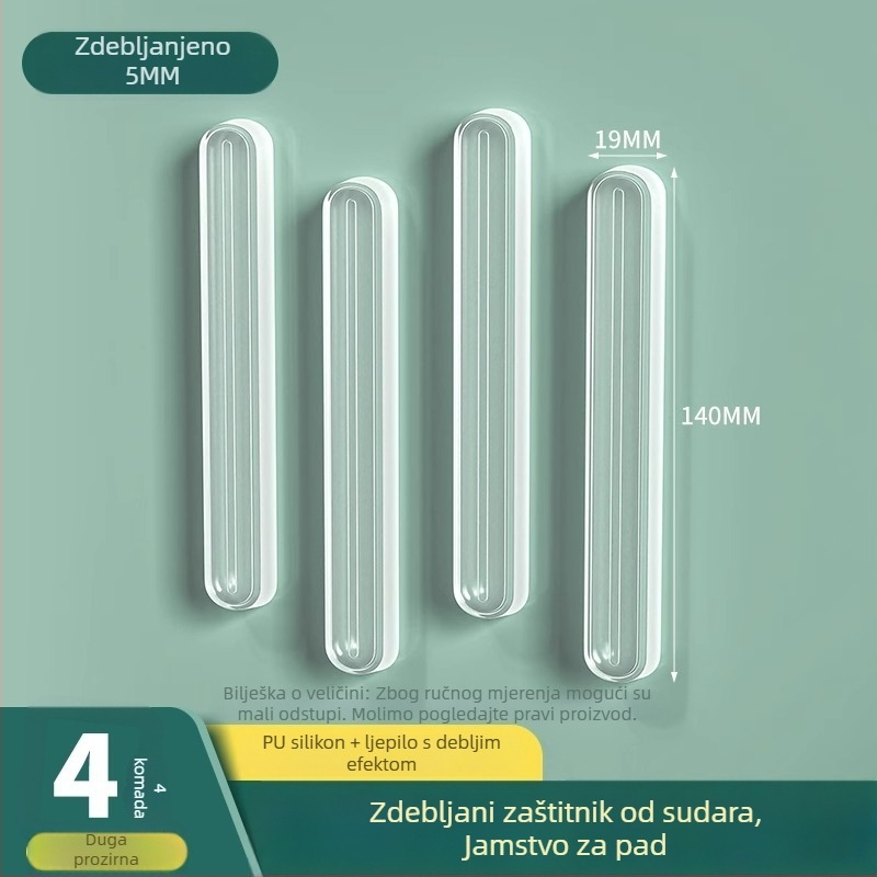 Silikonski protivudarni jastučić za ručke vrata i ormarića, set od 2 komada, branda Shouli