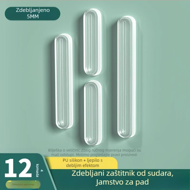 Silikonski protivudarni jastučić za ručke vrata i ormarića, set od 2 komada, branda Shouli