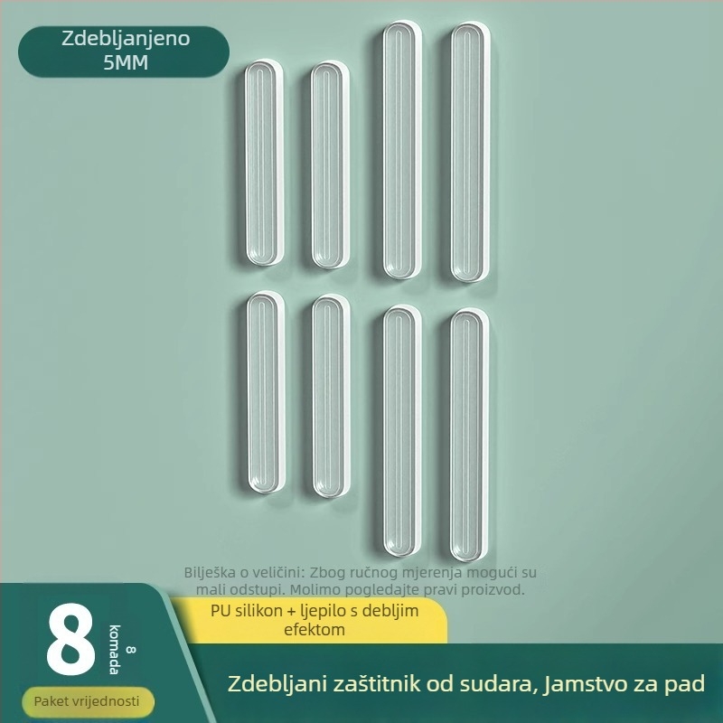 Silikonski protivudarni jastučić za ručke vrata i ormarića, set od 2 komada, branda Shouli