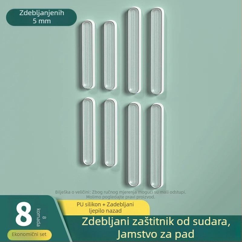 Silikonski protivudarni jastučić za ručke vrata i ormarića, set od 2 komada, branda Shouli