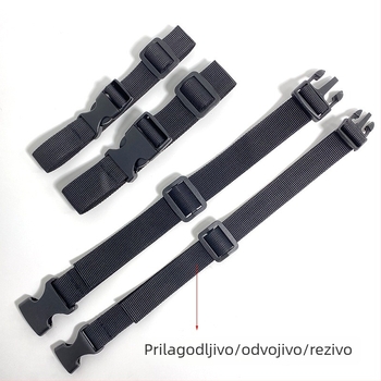 Učvršćivački remen - smjesa PP+POM, marka He Lai, broj proizvoda: Insert Buckle Fastening Strap