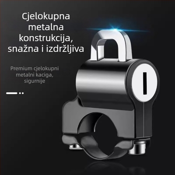 Qiwang Zaključavač kacige — Univerzalni zaključavač kacige, Model Helmet Lock, Artikal 12436, Stil Modern minimalistički