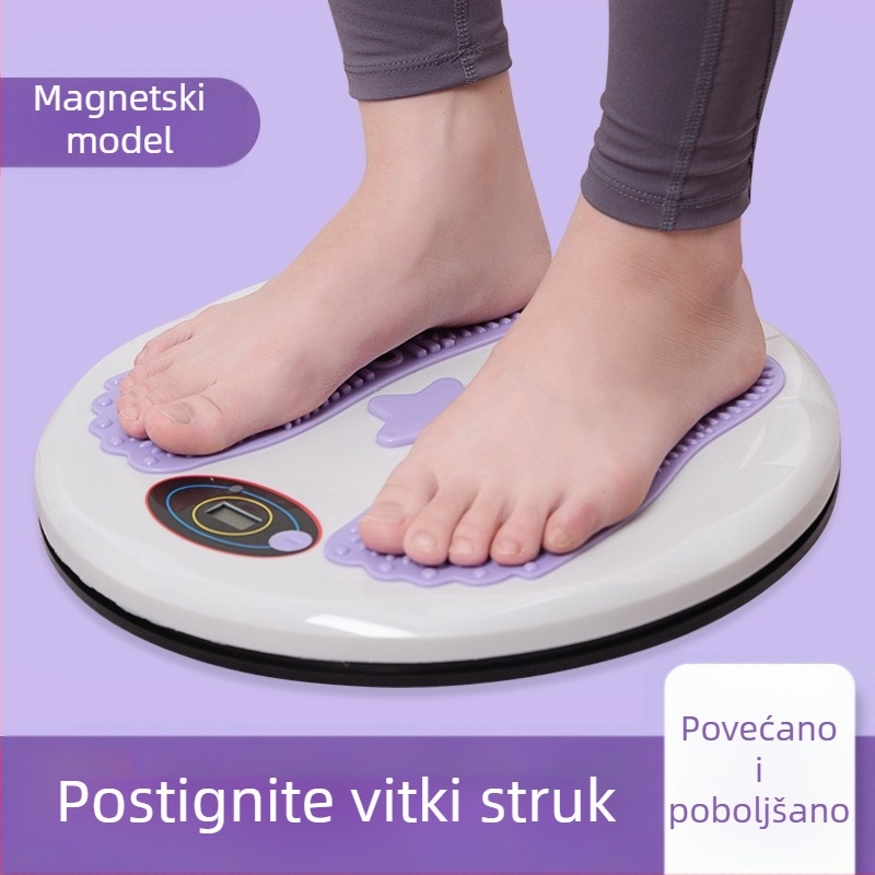 Disk za uvijanje struka s pametnim brojačem, magnetske kuglice, PP materijal (oblikovanje tijela i gubitak kilograma)