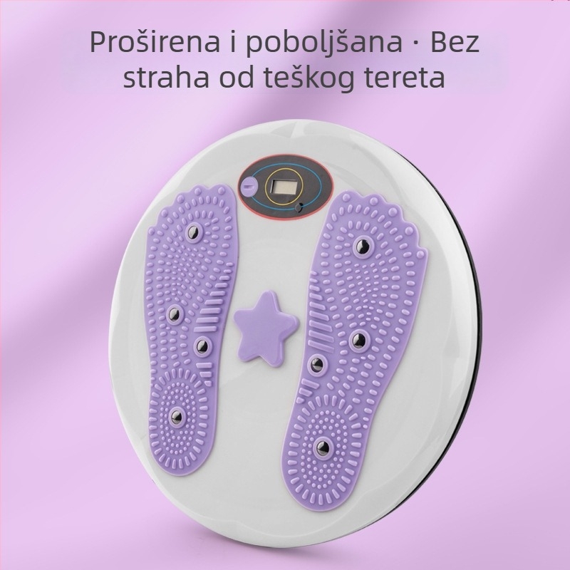 Disk za uvijanje struka s pametnim brojačem, magnetske kuglice, PP materijal (oblikovanje tijela i gubitak kilograma)