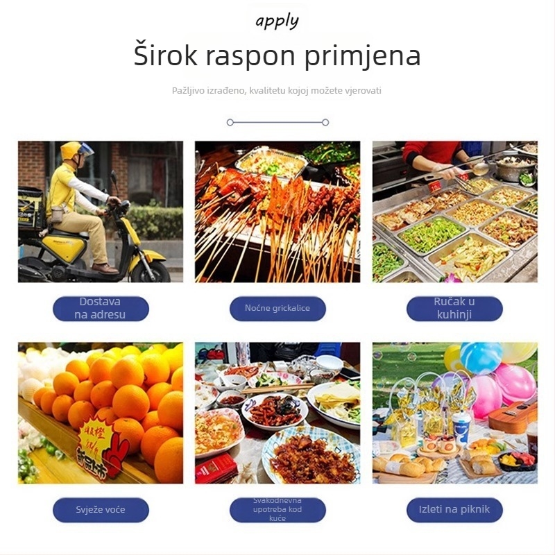Aluminijske posudice za jaja tart - jednokratne, za pečenje