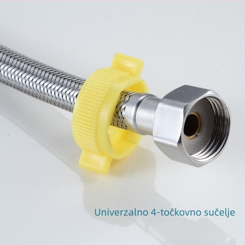 Vodni dovod s pletenim slojem od 304 nehrđajućeg čelika, model 00, nazivni tlak 1.0, marka Yellow Nest, moderan stil