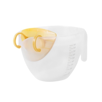 Čaša za filtriranje tekućine od jaja sa mjerkom skalom, plastična, velika kapaciteta, Defu, podrijetlo Yiwu