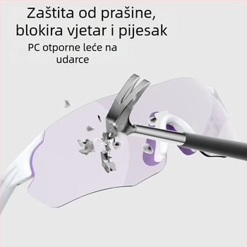 Ciklističke naočale dan-noć, TR90, otporne na vjetar, bez okvira, unisex, kompatibilne s dioptrijskim lećama