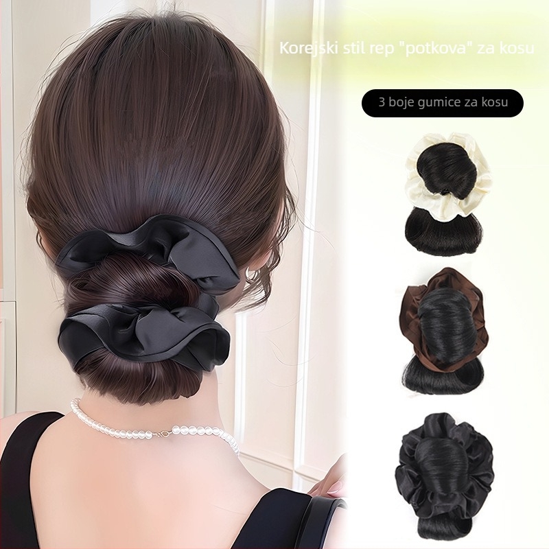 Perika za žene – visokotemperaturno svileno vlakno, kratka duljina, nije za bojanje ili trajno oblikovanje