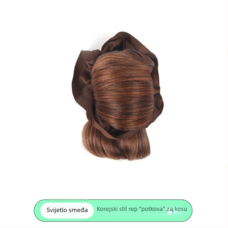 Perika za žene – visokotemperaturno svileno vlakno, kratka duljina, nije za bojanje ili trajno oblikovanje