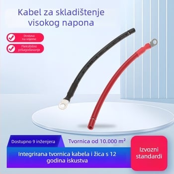 Kablenski snop za solarnu energiju i skladištenje – silikonsko kućište, visokovoltna završna linija, namijenjeno solarnim modulima, baterijama i inverterima/kontrolerima