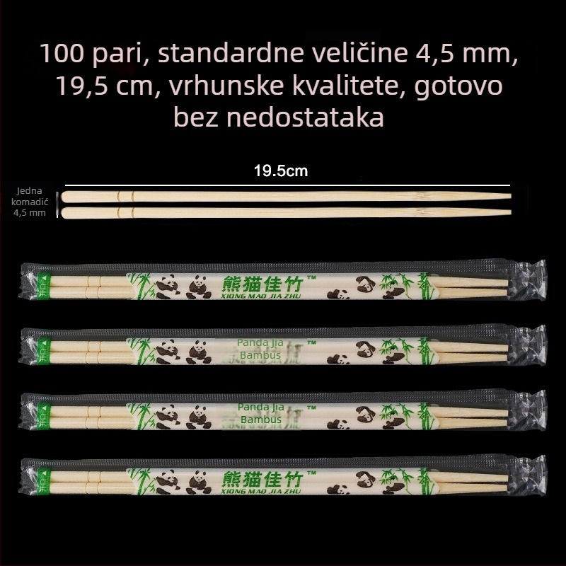 Jednokratne bambus štapići za jelo | materijal: bambus; stil: moderni minimalisticki; dizajn: jednostavan; količina: 50 pari