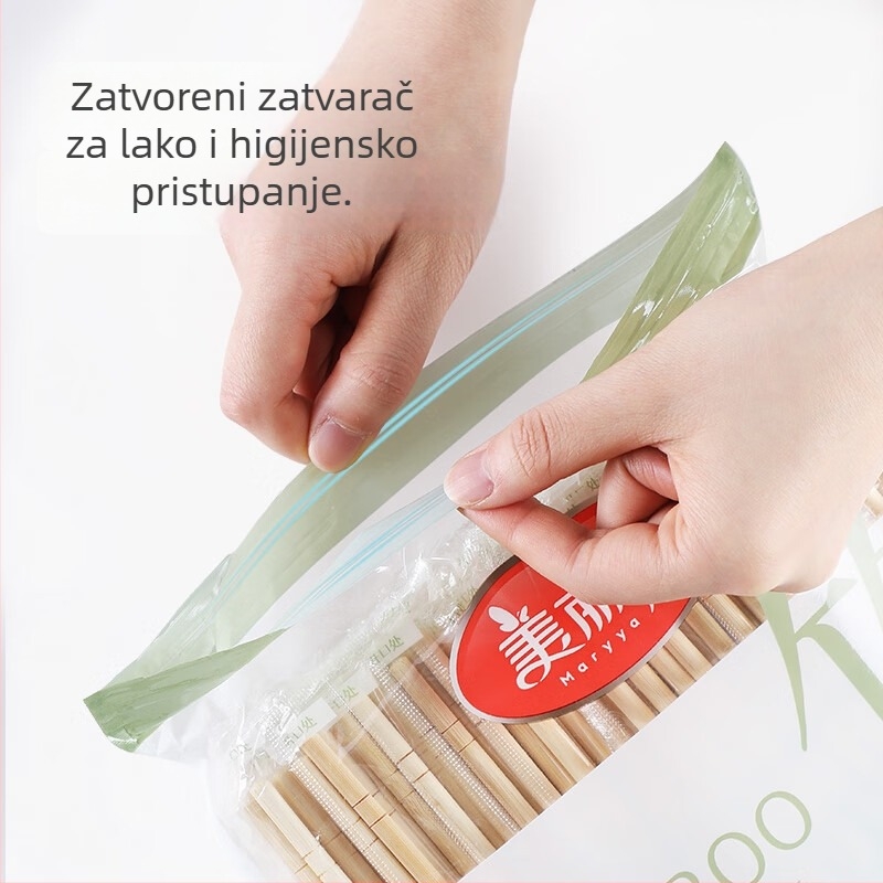 Jednokratne bambus štapići, marka Beautiful and Elegant, minimalistički dizajn, pakiranje 40 ili 80 pari, podrijetlo Chengdu