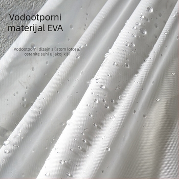 Pončo za kišu EVA za planinarenje, odrasla osoba, debljina 0,18 mm, EVA vodootporni sloj, spojni dizajn, moderan minimalistički stil