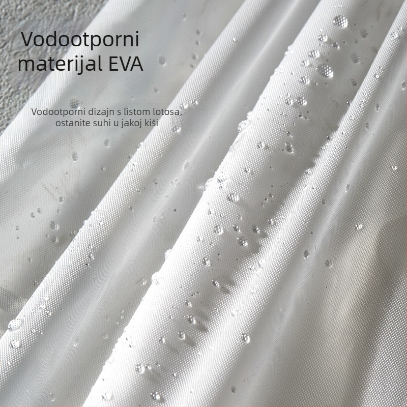 Pončo za kišu EVA za planinarenje, odrasla osoba, debljina 0,18 mm, EVA vodootporni sloj, spojni dizajn, moderan minimalistički stil