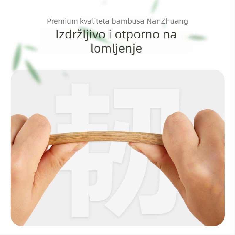 Jednokratne štapiće za jelo od bambusa, s ojačanim i zadebljanim dizajnom, 50 parova u pakiranju, neovisno pakiranje, Marka Guyuetiancheng