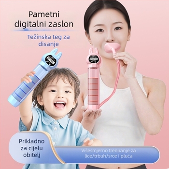 Prijenosni uređaj za vježbanje trbuha s prozračnim pojasem za struk – Uobičajeni / Zec model, Materijal: Mouth-blown PP + Silicone Straw + Main Body AS, Šifra proizvoda: 20250805