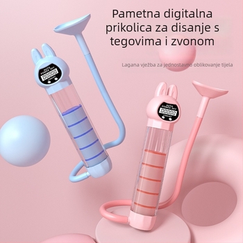 Prijenosni uređaj za vježbanje trbuha s prozračnim pojasem za struk – Uobičajeni / Zec model, Materijal: Mouth-blown PP + Silicone Straw + Main Body AS, Šifra proizvoda: 20250805