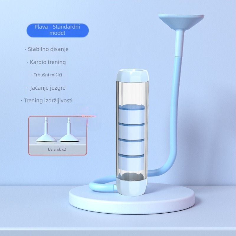 Prijenosni uređaj za vježbanje trbuha s prozračnim pojasem za struk – Uobičajeni / Zec model, Materijal: Mouth-blown PP + Silicone Straw + Main Body AS, Šifra proizvoda: 20250805