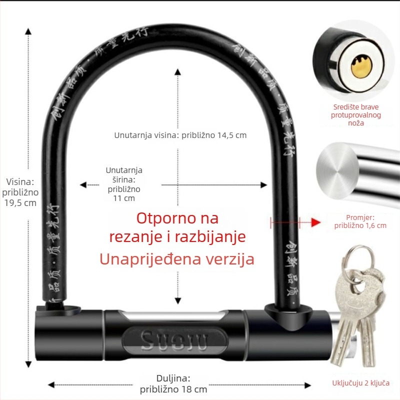 Guan ling brava za automobile, nehrđajući čelik, moderni minimalistički stil, opća upotreba.