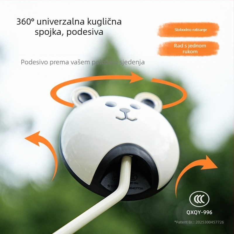 Raybeen stražnje ogledalo za električna vozila; materijali: staklo, guma, metal, ABS; 3C certifikacija: QXQY-996; kompatibilno s električnim automobilima, motociklima i triciklima.
