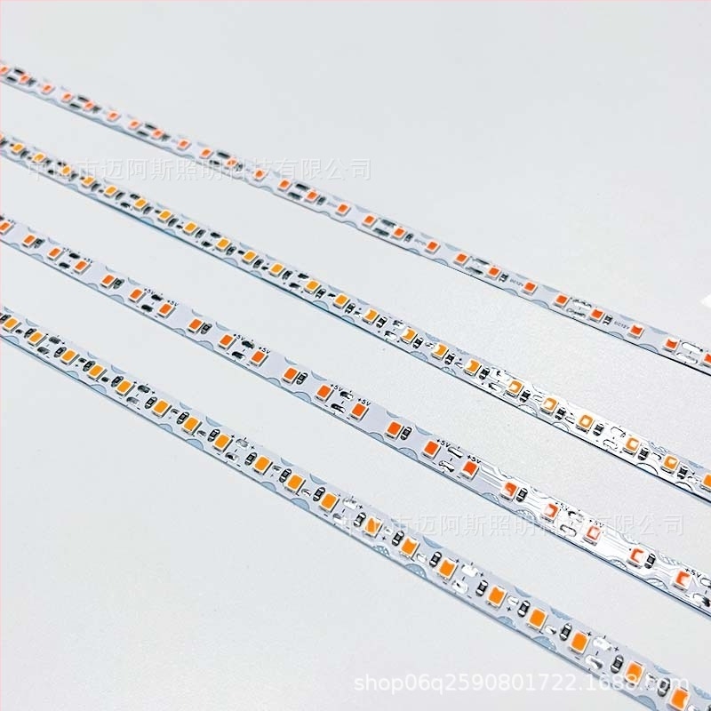 Miami 2835 LED samoljepljiva fleksibilna svjetlosna traka, ulaz 5/12V, 110–120 LED, 8W, vodootporna, vijek trajanja 50 000 h, za vanjsku reklamu